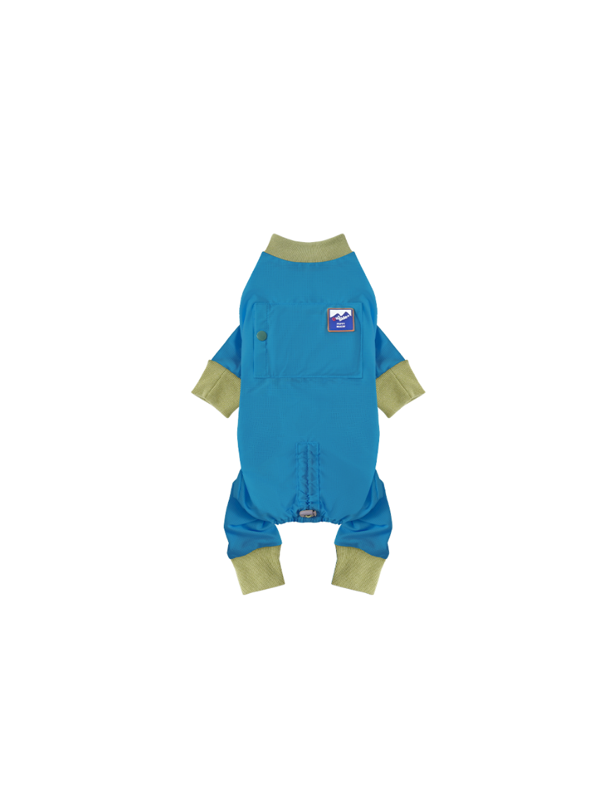 Cooling Jumpsuit - Olive/Blue