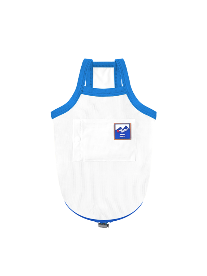 Cooling Vest - Blue/Ivory
