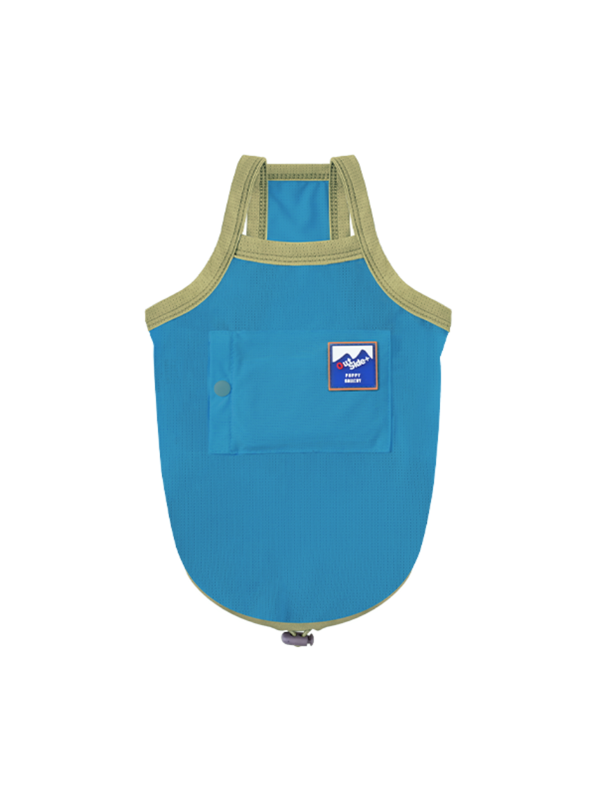 Cooling Vest - Olive/Blue