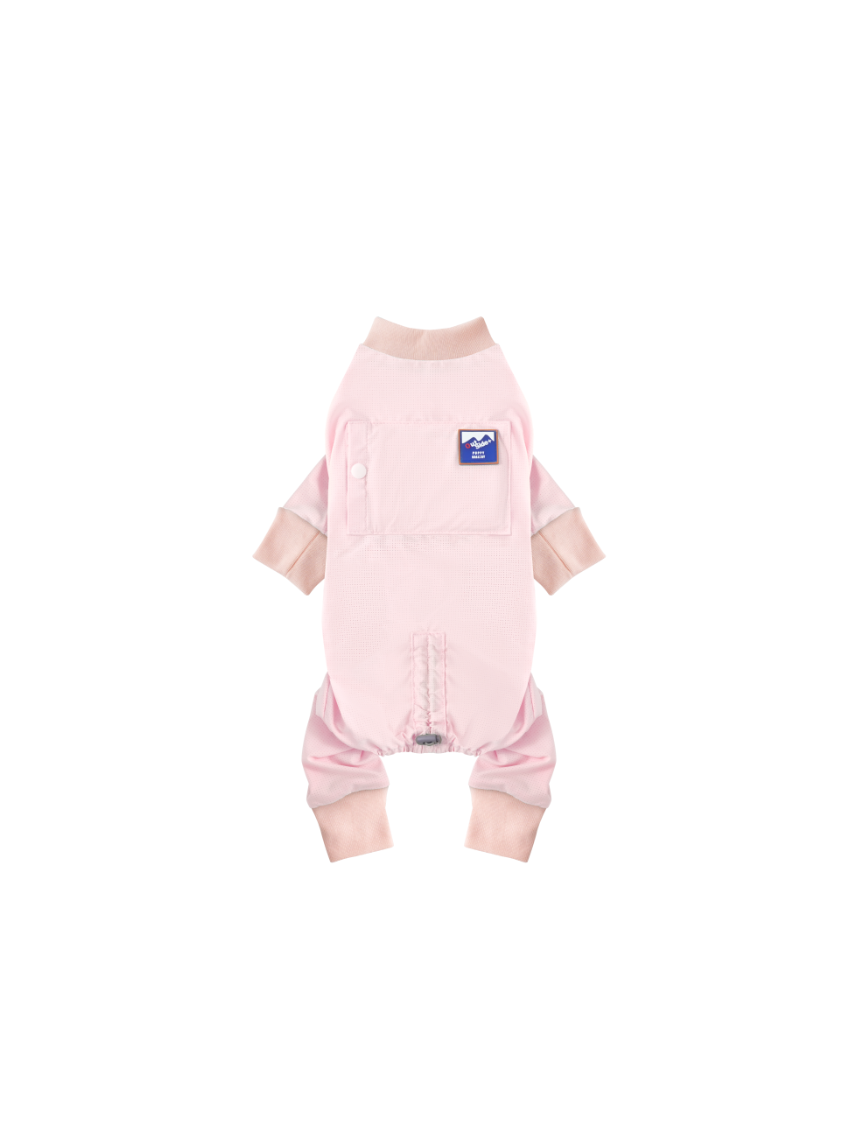 Cooling Jumpsuit - Beige/Pink